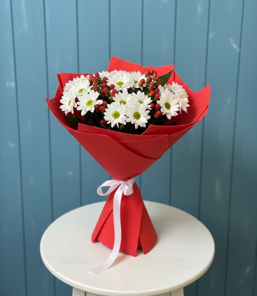 Букет цветов из: Хризантемы в Мордвес