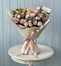 Букет цветов из:  Розы и Лизиантусы #REPLACE_PRED# Мордвес