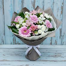 Букет цветов из:  Герберы, Альстромерии и Хризантемы в Мордвес