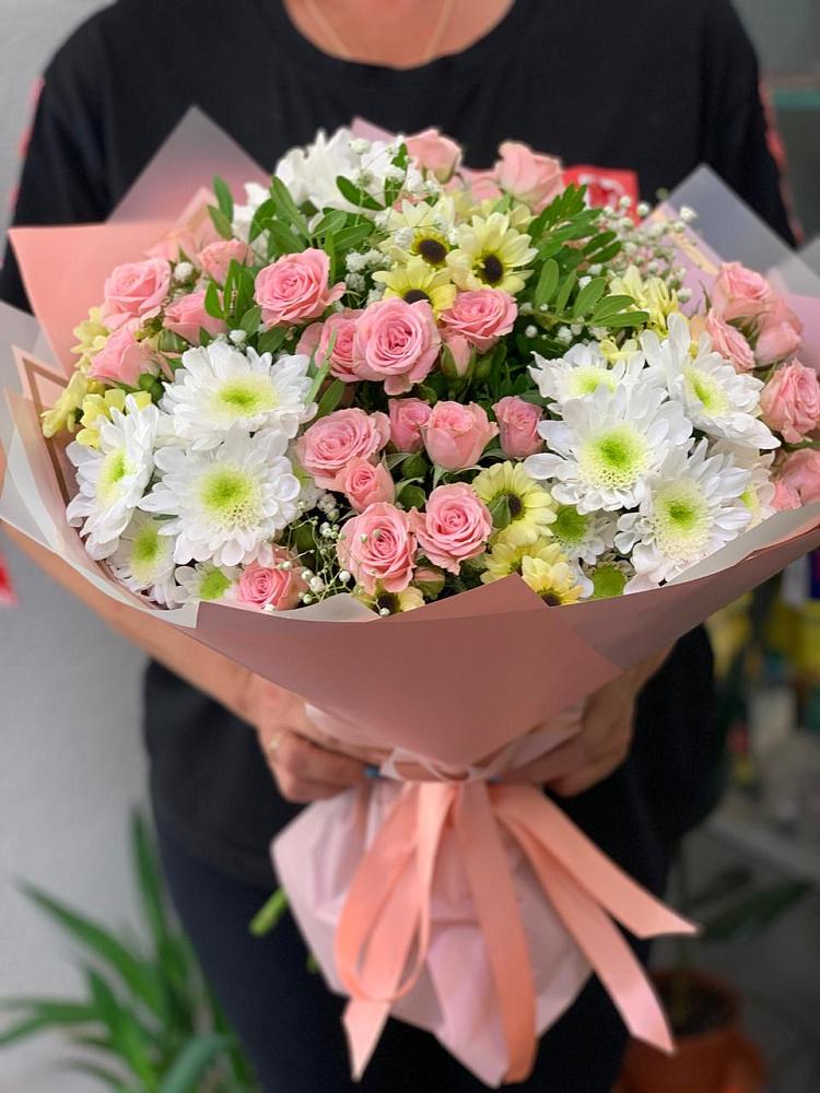 Букет цветов из: Розы и Хризантемы в Мордвес