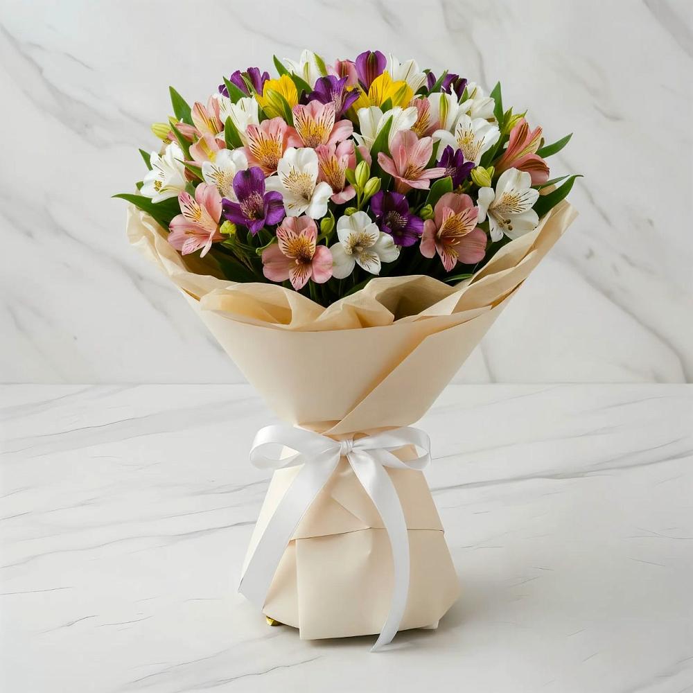 Букет цветов из: Альстромерии в Мордвес