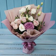 Букет цветов из:  Розы и Лизиантусы #REPLACE_PRED# Мордвес