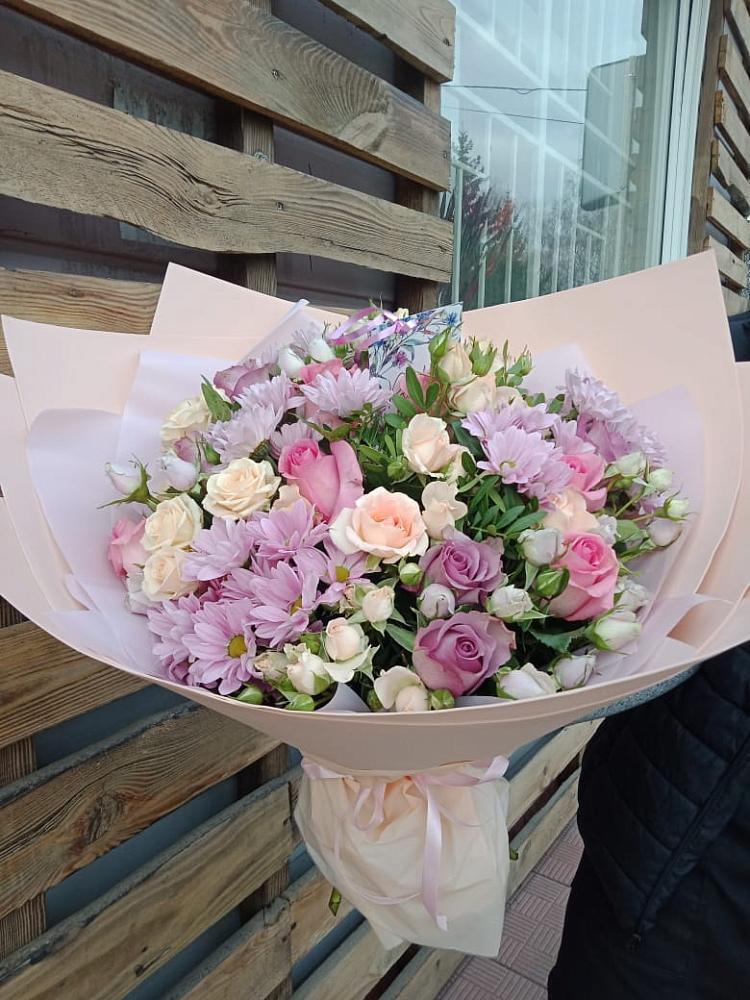 Букет цветов из: Розы и Хризантемы в Мордвес