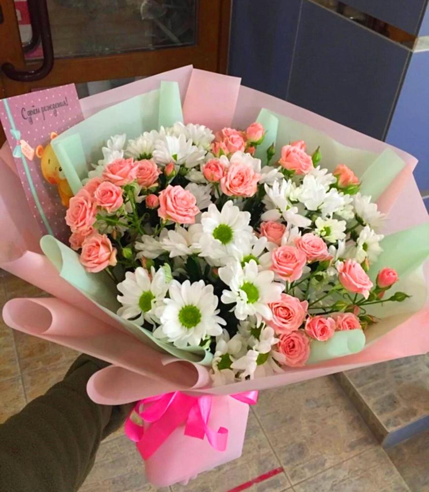 Букет цветов из: Розы и Хризантемы в Мордвес