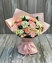 Букет цветов из:  Гвоздики, Розы и Хризантемы в Мордвес