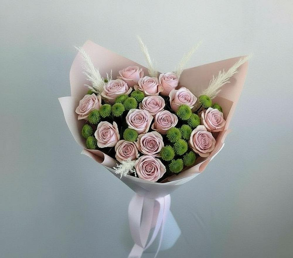 Букет цветов из: Розы и Хризантемы в Мордвес