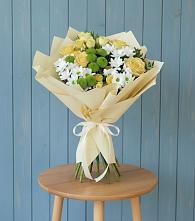 Букет цветов из:  Хризантемы и Розы #REPLACE_PRED# Мордвес