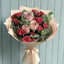 Букет цветов из:  Гвоздики и Розы в Мордвес
