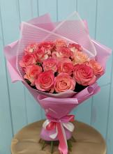 Букет 15 Розовых роз Равель #REPLACE_PRED# Мордвес