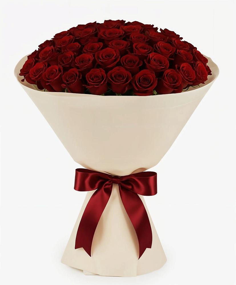 Букет 101 Бордовая роза Блэк Бакарра в Мордвес