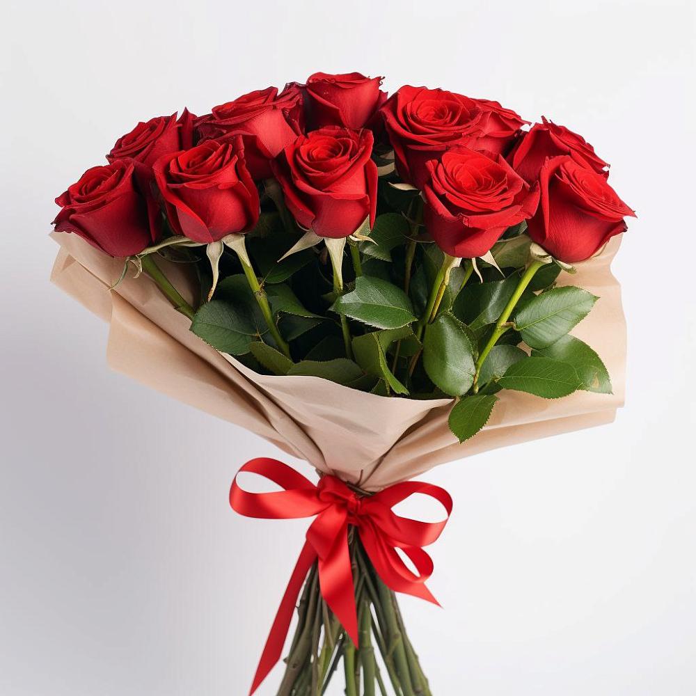 Букет 11 Красных роз Эдлесс Лав в Мордвес